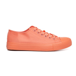 WOMEN’S CANVAS SHOES 163268 ORANGE