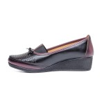 ДАМСКИ ОБУВКИ 614041 BLACK/BORDO