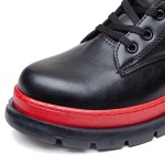 ДАМСКИ БОТИ 742011 BLACK/RED