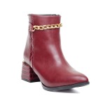 ДАМСКИ БОТИ 682006 BORDO
