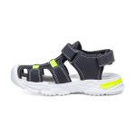 ДЕТСКИ САНДАЛИ 018361 BLACK/GREEN № 31/35