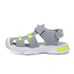 ДЕТСКИ САНДАЛИ 018361 GREY/GREEN № 31/35