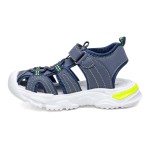 ДЕТСКИ САНДАЛИ 018362 NAVY/GREEN № 25/30