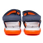 ДЕТСКИ САНДАЛИ 018363 NAVY/ORANGE № 31/35