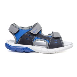 ДЕТСКИ САНДАЛИ 018363 D.GREY/BLUE № 31/35