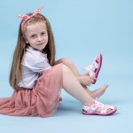 ДЕТСКИ САНДАЛИ 018326 WHITE № 28/35