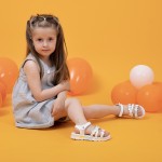 ДЕТСКИ САНДАЛИ 018329 WHITE № 25/30