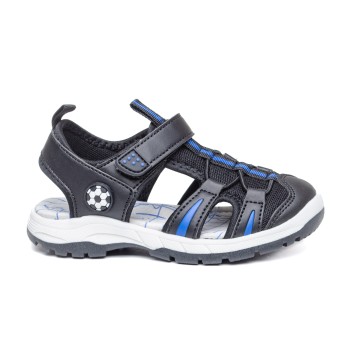 ДЕТСКИ САНДАЛИ 018343 BLACK/ROYAL № 25/30