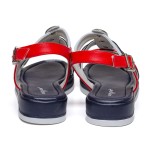 ДАМСКИ САНДАЛИ 028811 NAVY/RED