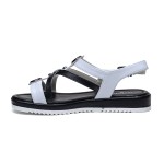 ДАМСКИ САНДАЛИ 028811 BLACK/WHITE