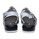 ДАМСКИ САНДАЛИ 028811 BLACK/WHITE