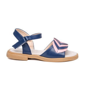 KIDS′ SANDALS 524085 NAVY/PINK № 25/30