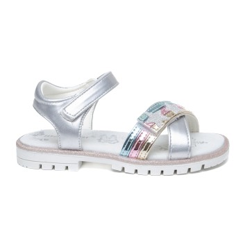 ДЕТСКИ САНДАЛИ 026509 SILVER № 25/30