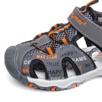 ДЕТСКИ САНДАЛИ 026517 GREY № 25/30
