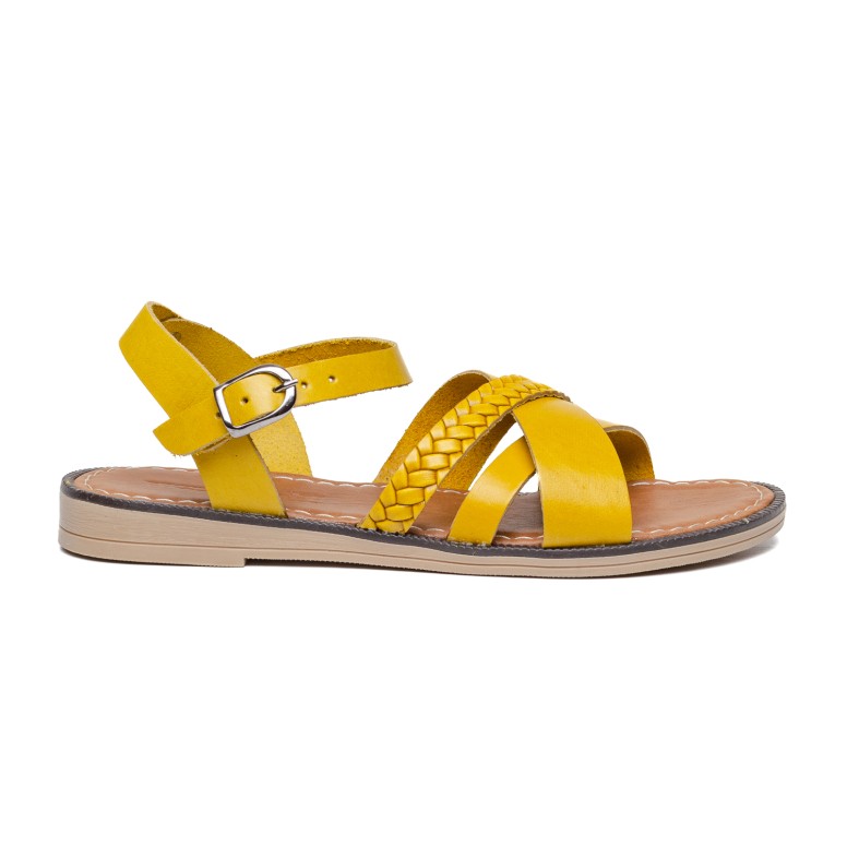 ДАМСКИ САНДАЛИ 725004 YELLOW