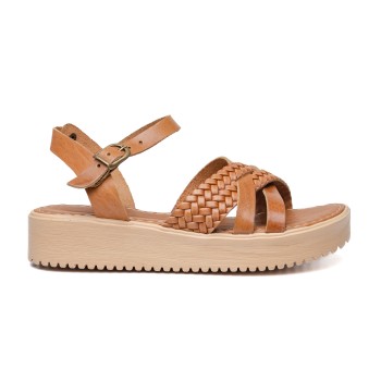 ДАМСКИ САНДАЛИ 725009 BROWN