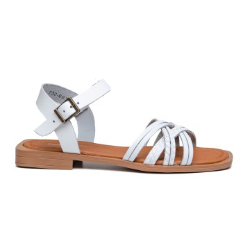 ДАМСКИ САНДАЛИ 732003 WHITE
