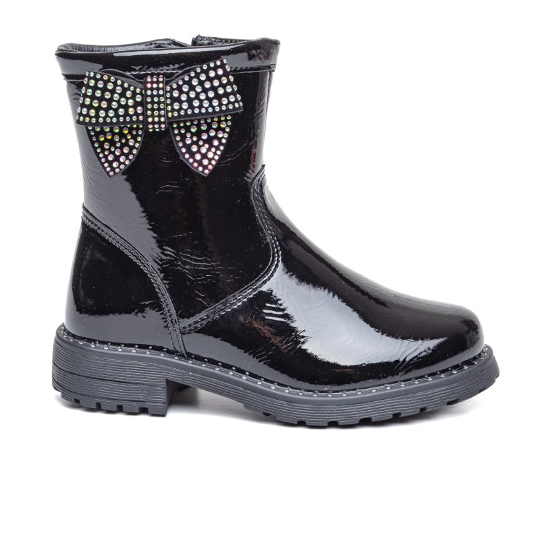ДЕТСКИ БОТИ 018375 SHINY BLACK № 25/30