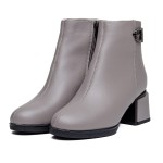 ДАМСКИ БОТИ 028820 GREY