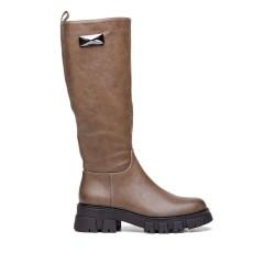 ДАМСКИ БОТУШИ 029317 BROWN