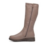 ДАМСКИ БОТУШИ 043125 TAUPE