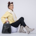 ДАМСКИ БОТИ 156323 NUDE