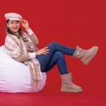 ДАМСКИ БОТИ 163438 BEIGE