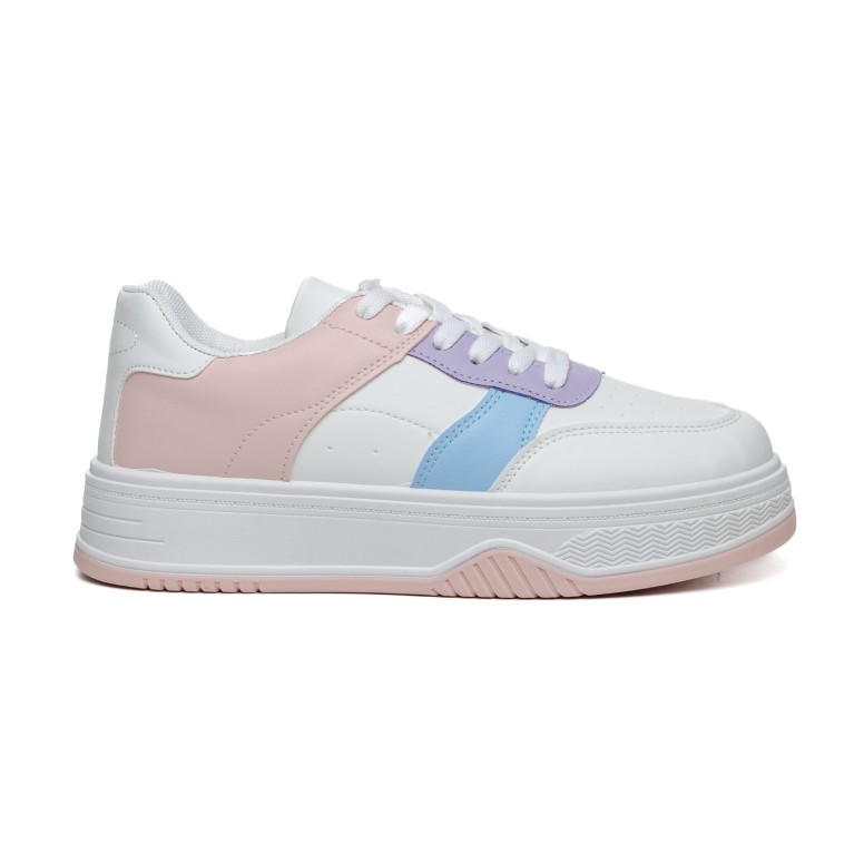 ДАМСКИ МАРАТОНКИ W014218 WHITE/PINK