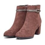 ДАМСКИ БОТИ 525222 BROWN