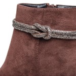 ДАМСКИ БОТИ 525222 BROWN