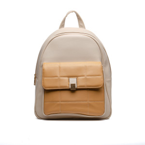 WOMAN′S BACKPACK 578142 WHITE/YELLOW