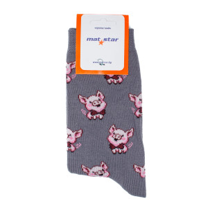 WOMEN′S SOCKS 95178 GREY 36/40