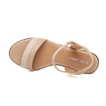 ДАМСКИ САНДАЛИ W088117 BEIGE