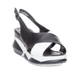 ДАМСКИ САНДАЛИ 028872 BLACK/WHITE