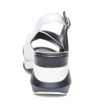 ДАМСКИ САНДАЛИ 028872 BLACK/WHITE