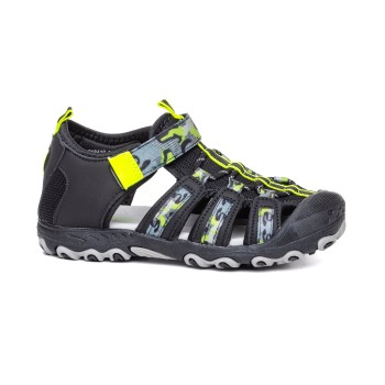 ДЕТСКИ САНДАЛИ 018419 BLACK/GREEN №26-30
