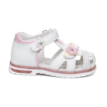 ДЕТСКИ САНДАЛИ 026542 WHITE №22-25