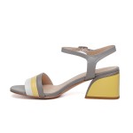 ДАМСКИ САНДАЛИ 156361 GREY/YELLOW