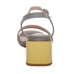 ДАМСКИ САНДАЛИ 156361 GREY/YELLOW