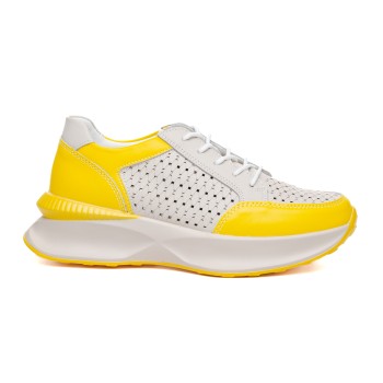 ДАМСКИ ОБУВКИ 159071 BEIGE/YELLOW №36-40