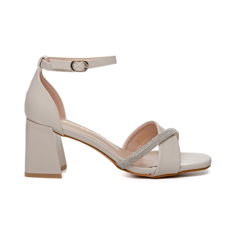 ДАМСКИ САНДАЛИ 525231 BEIGE ДАМСКИ САНДАЛИ 525231 BEIGE