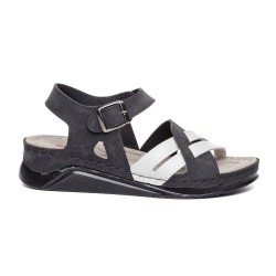 ДАМСКИ САНДАЛИ 154232 BLACK/GREY