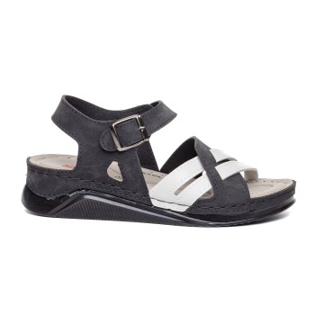 ДАМСКИ САНДАЛИ 154232 BLACK/GREY