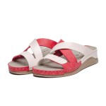 ДАМСКИ ЧЕХЛИ 154024 BEIGE/RED