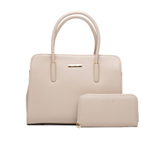 WOMAN′S HANDBAG 539065 BEIGE