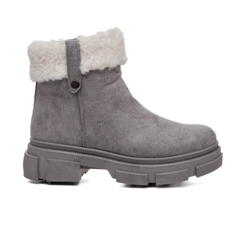 ДАМСКИ БОТИ 138539 GREY