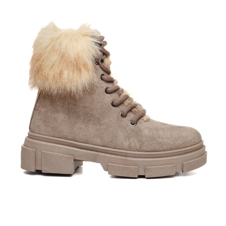 ДАМСКИ БОТИ 138542 TAUPE