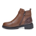 ДАМСКИ БОТИ 525259 BROWN