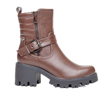 ДАМСКИ БОТИ 508222 BROWN