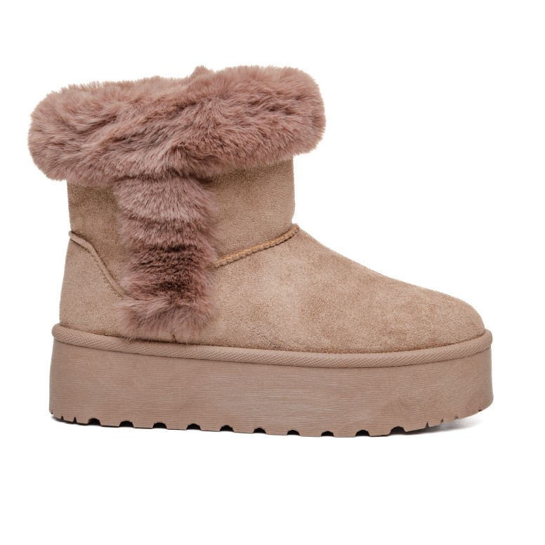 ДАМСКИ БОТИ 163485 TAUPE